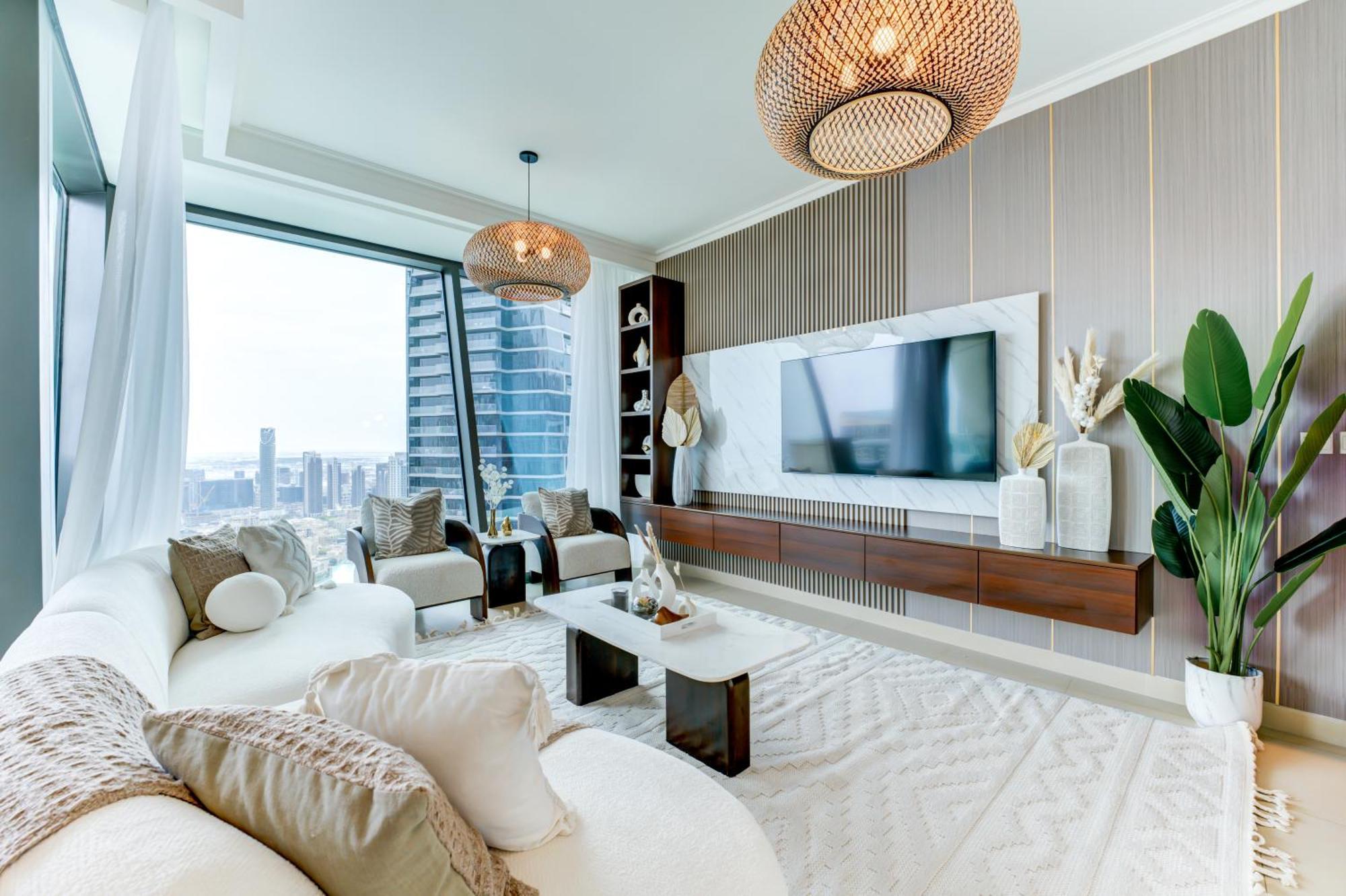 Executive Luxury At Its Finest With Views Of Burj Khalifa Apartment *
